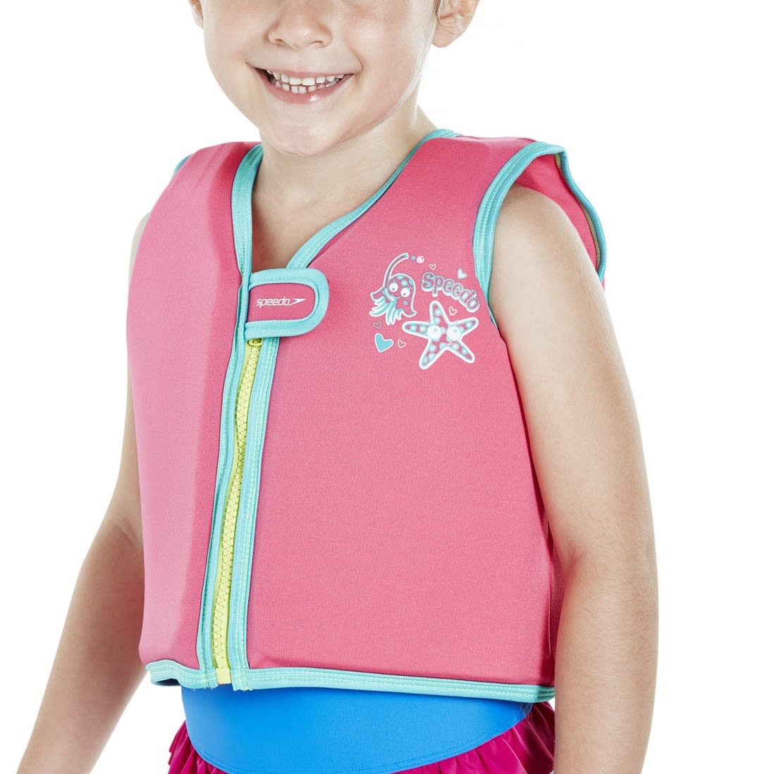 2-4 Years Speedo Sea Squad Infant Toddler Kids Boys Swim Float Vest Red 