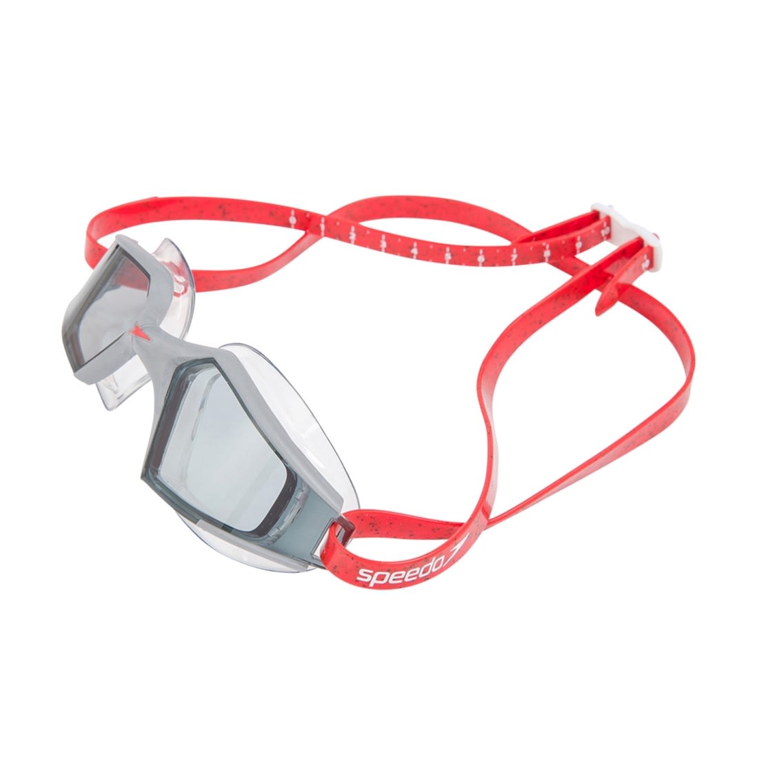 Speedo Aquapulse Max 2 Mirror Swimming Goggles Lava Chrome Black 