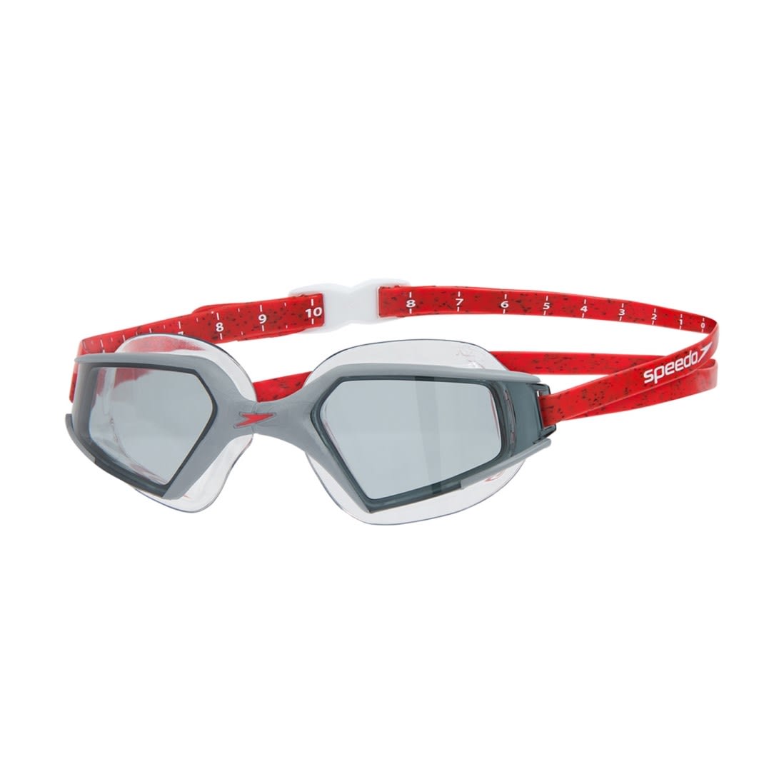 Lava Black Chrome Speedo Aquapulse Max 2 Mirror Swimming Goggles 